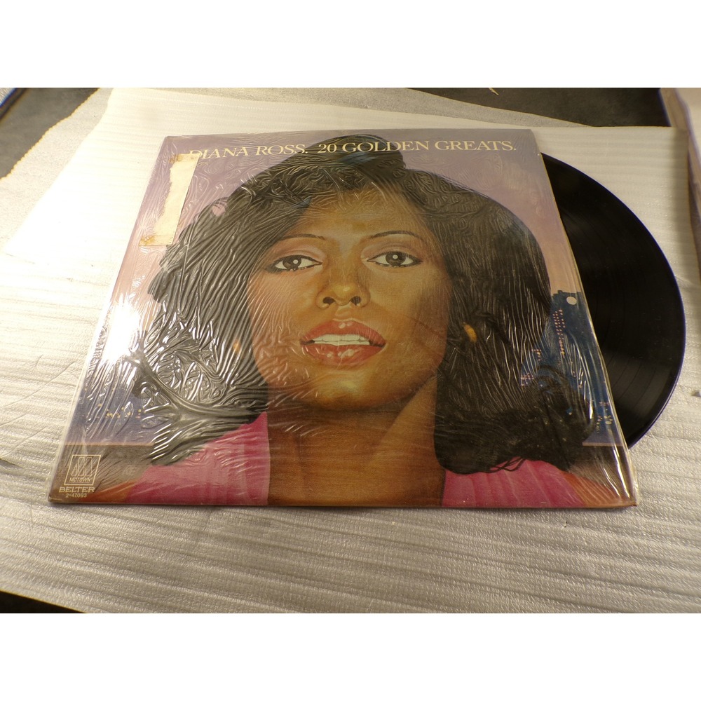 Diana Ross 20 Golden Greats Vinyl LP Motown Belter 1981 Spain Pressing 2-47093